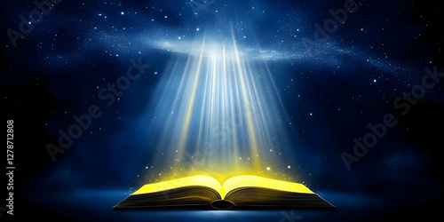 Glowing Book Illustration