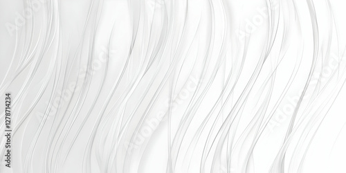 Abstract White Wave Backgro...