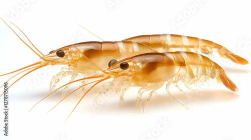 Closeup of Two Translucent ...