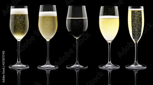 Festive Sparkling Wine Glas...