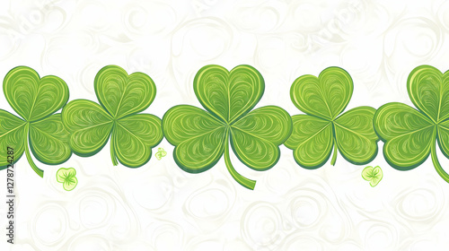 Shamrock Illustration Borde...