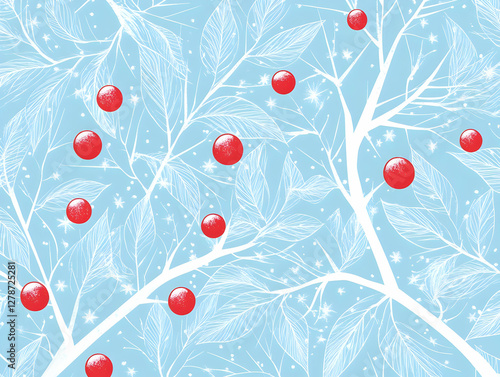 Winter Branches Illustration
