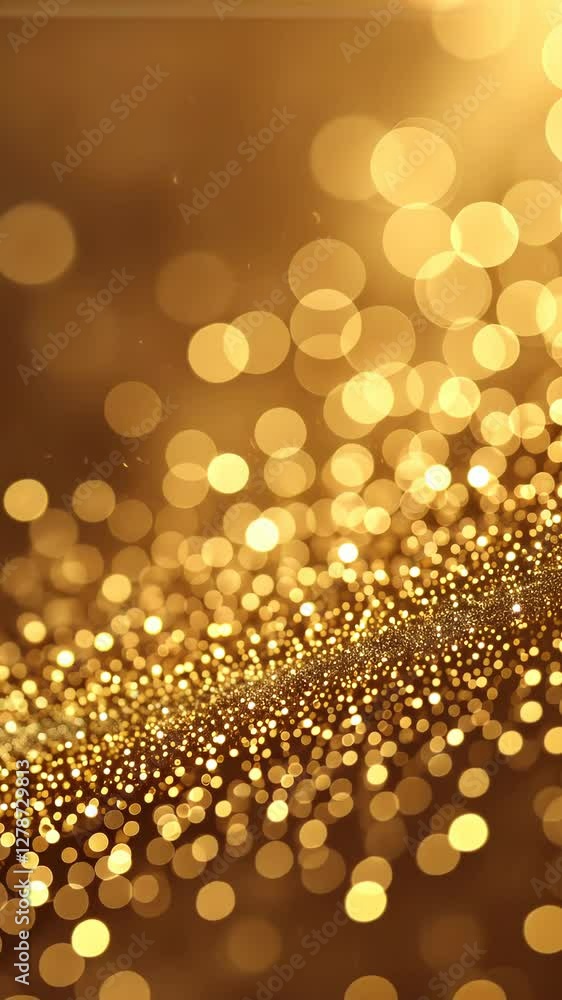 A gold background with a lot of small gold circles. The circles are scattered all over the background