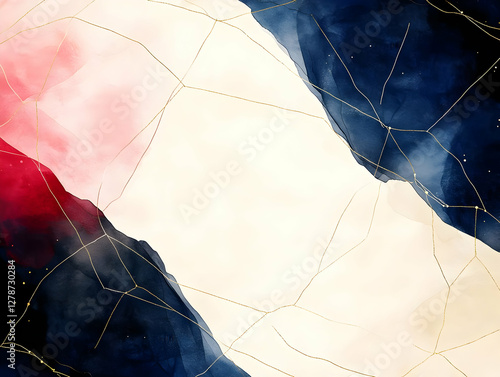 Abstract Ink Wash Background