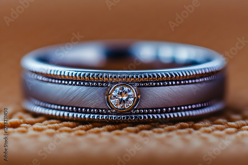 Closeup Diamond Ring Photo