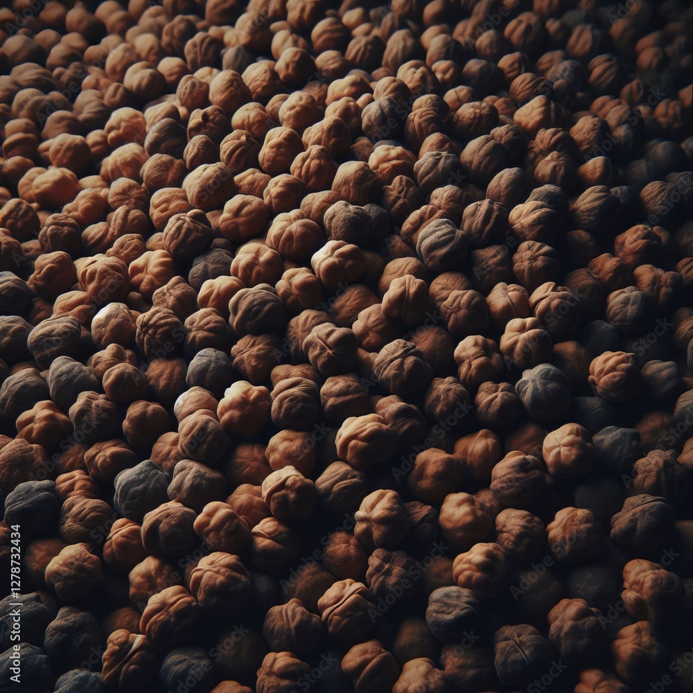 Obraz premium Close-up view of a large quantity of chickpeas.&nbsp; 