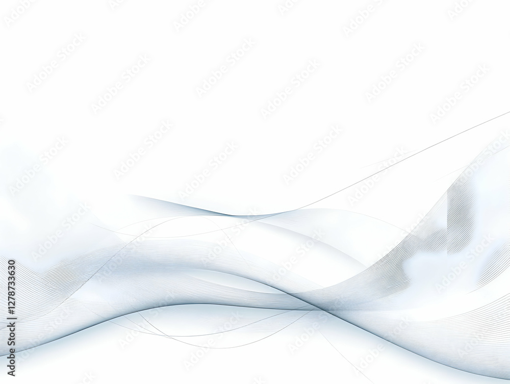 Fototapeta premium Abstract Wave Background Illustration