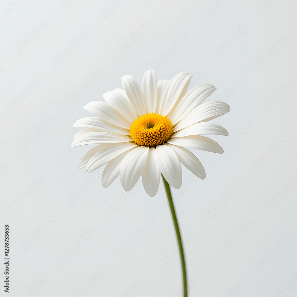 Naklejka premium white daisy flower