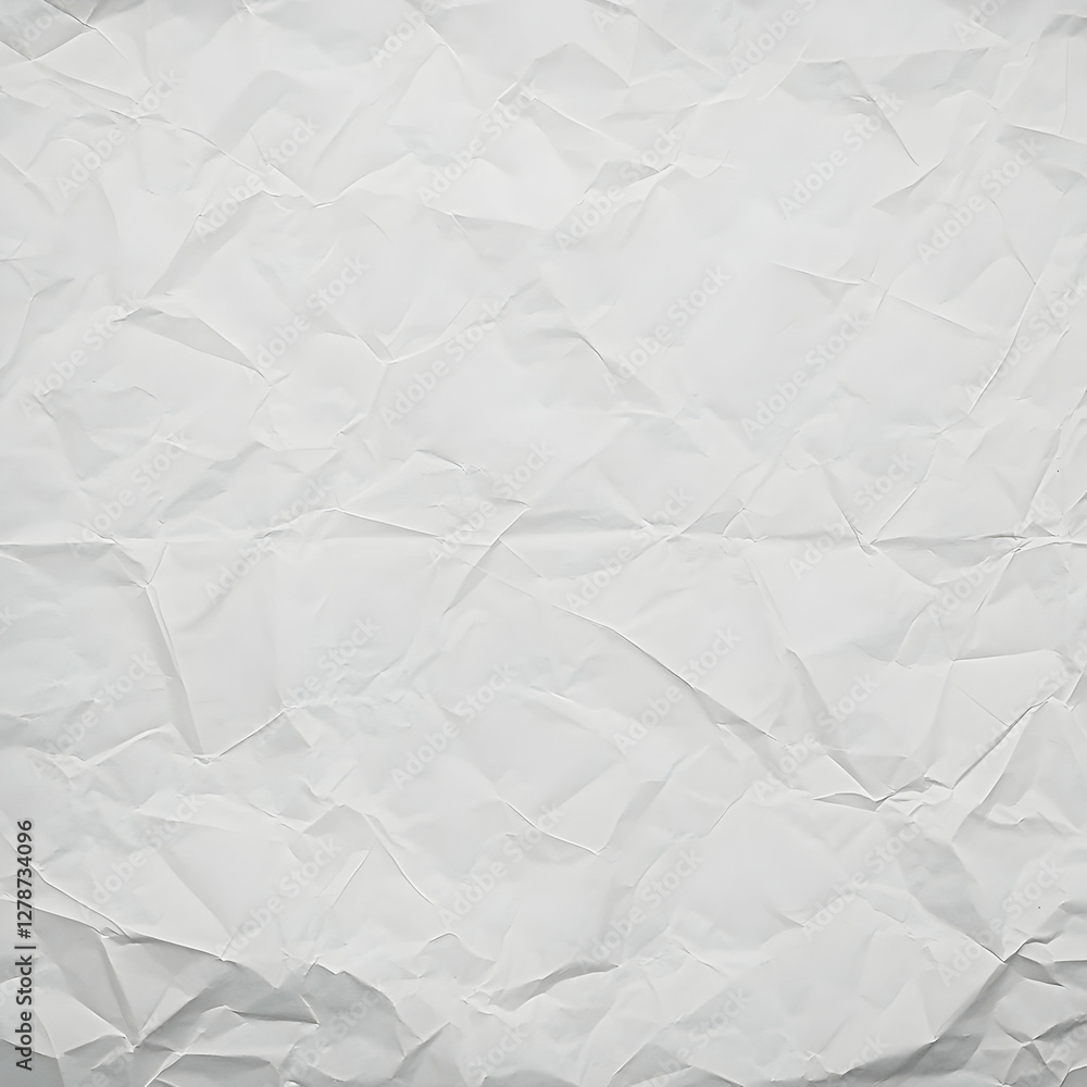 White Crumpled Paper Texture Background Illustration White Crumpled Paper Texture Background Illustration