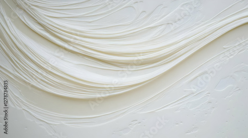 Creamy White Abstract Backg...