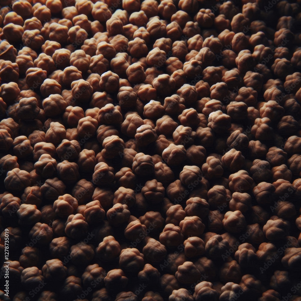 Obraz premium Close-up view of a large quantity of chickpeas.&nbsp; 