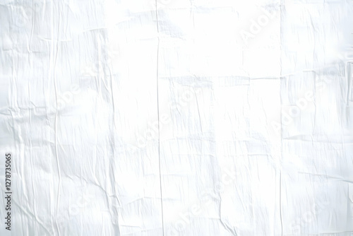 White Creased Paper Abstrac...