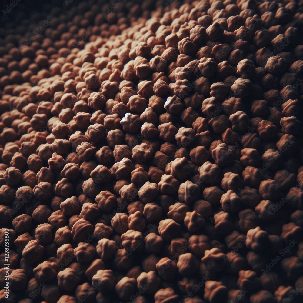 Obraz premium Close-up view of a large quantity of chickpeas.&nbsp; 