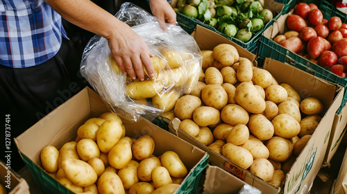 Fresh Potatoes Market Photo