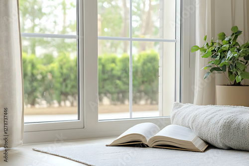 Serene Windowsill Still Lif...