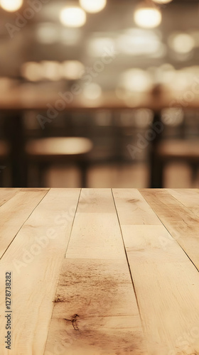Light Wooden Tabletop Backg...
