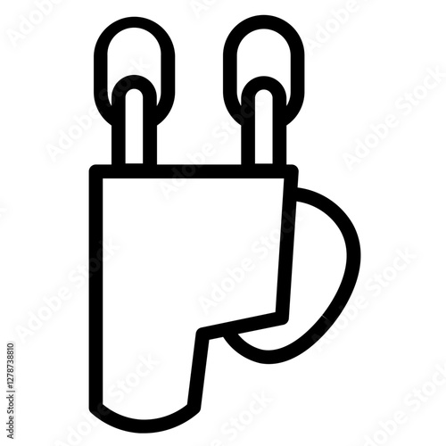 Quiver Bow Arrow Line Icon