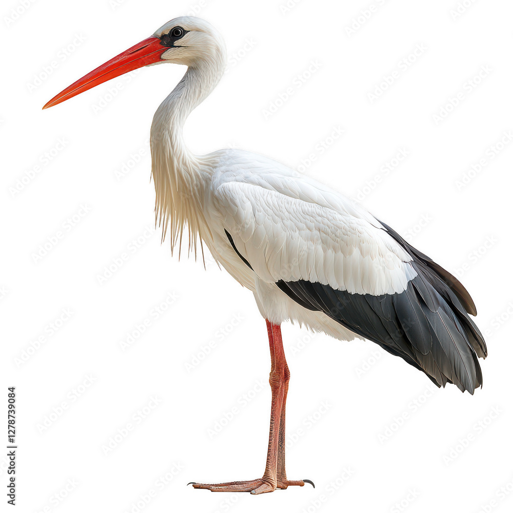 stork birds isolated on transparent background stork birds isolated on transparent background