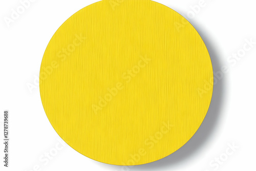 Yellow Abstract Circular Il...