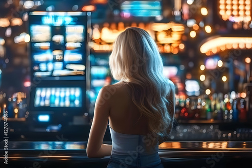 Nightlife Woman Back Illust...
