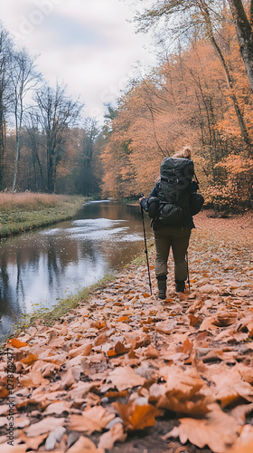 Autumn Hike by River Realis...
