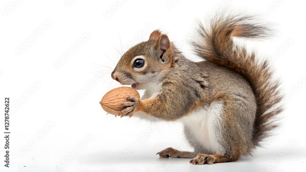 Obraz premium squirrel with nut
