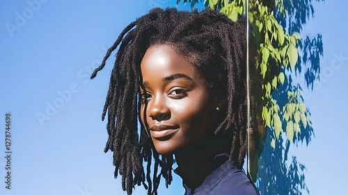 Woman with Dreadlocks, Outd...