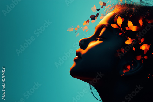 A minimalist, symbolic illustration of an autistic child walking on a path of glowing stepping stones. Each stone represents a milestone in therapy, self-growth, and understanding.