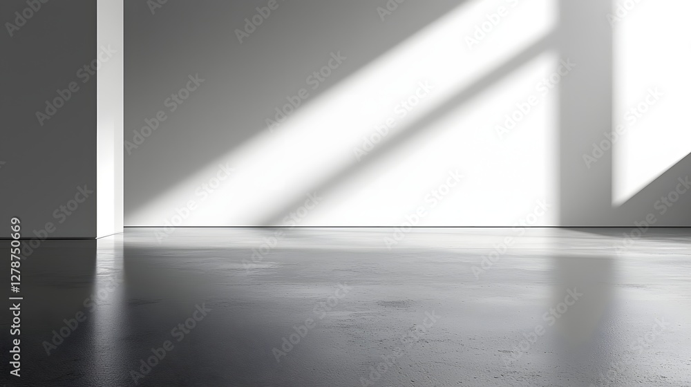 Obraz premium Minimalist Elegant Corporate Background with High End Silver and White Gradient