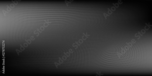 Abstract grunge grid polka dot halftone background pattern. Spotted black and white line illustration. Textures.