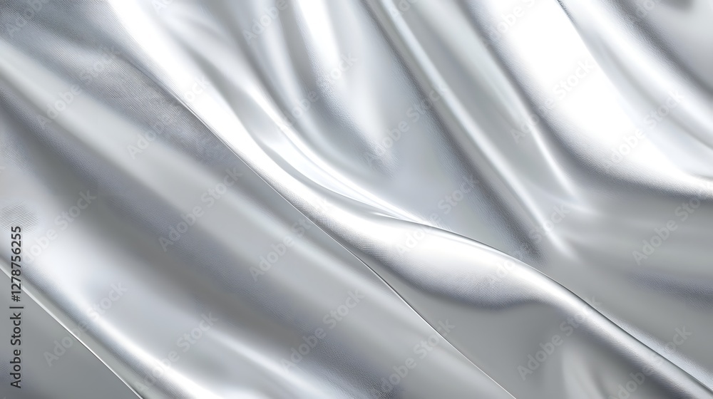 Obraz premium Minimalist Elegant Corporate Background with High End Silver and White Gradient