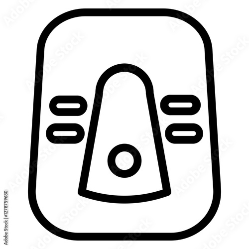 Closet Latrine Lavatory Line Icon