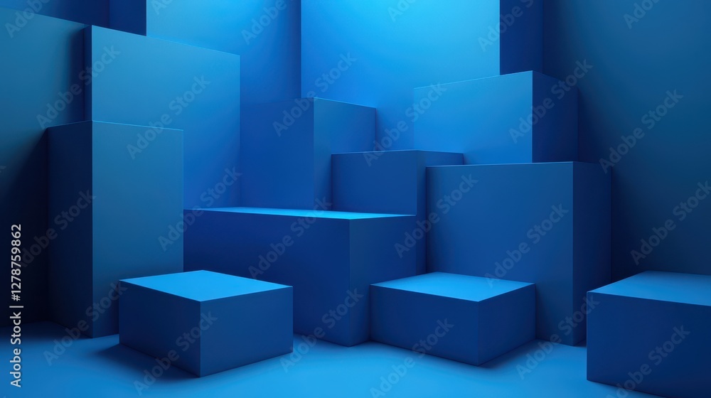 A 3D render of an abstract background featuring a dynamic interplay of shapes and patterns. A 3D render of an abstract background featuring a dynamic interplay of shapes and patterns.