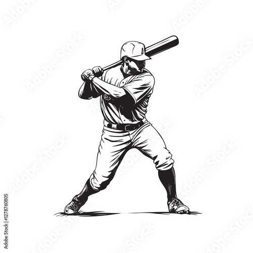 baseball player silhouette