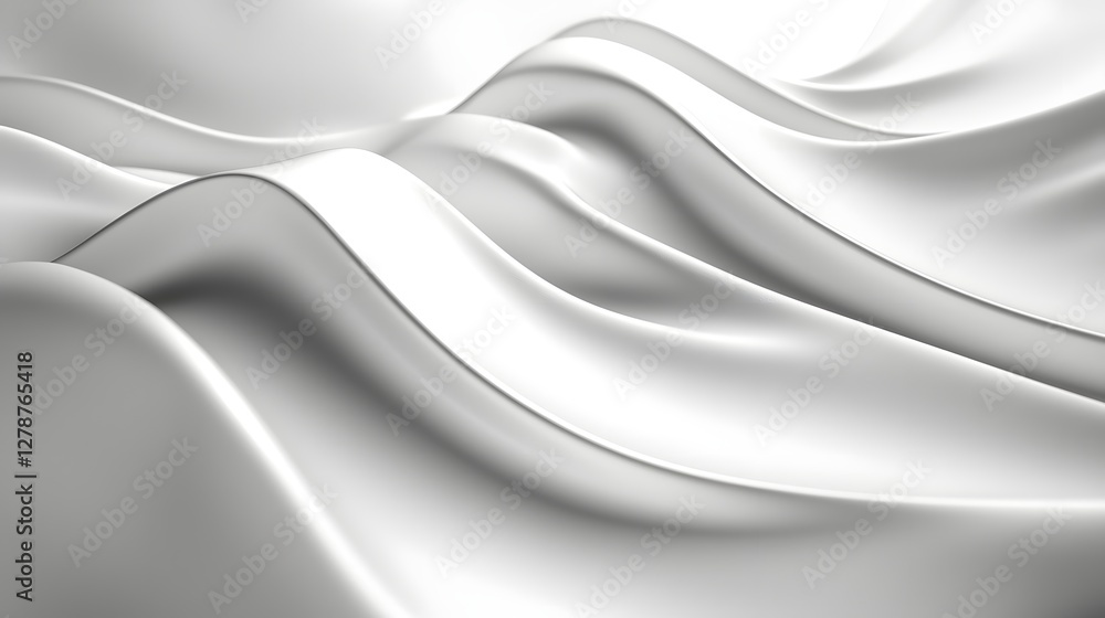 Obraz premium Minimalist Elegant Corporate Background with Refined Silver and White Gradient Textures