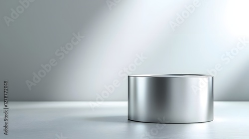 Minimalist Elegant Corporate Background with High End Silver and White Gradient