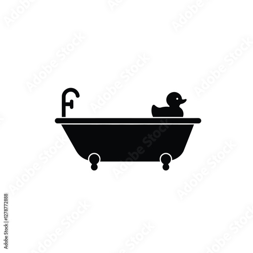 bath tub with foam