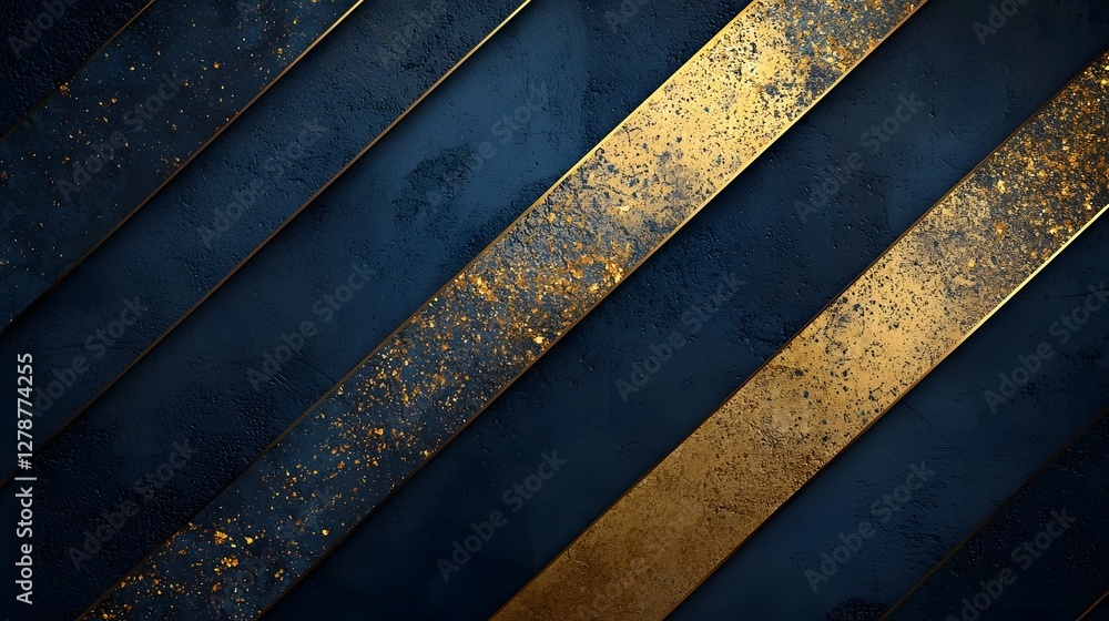 Elegant Navy and Gold Abstract Corporate Background with Luxurious Metallic Textures and Diagonal Lines Elegant Navy and Gold Abstract Corporate Background with Luxurious Metallic Textures and Diagonal Lines
