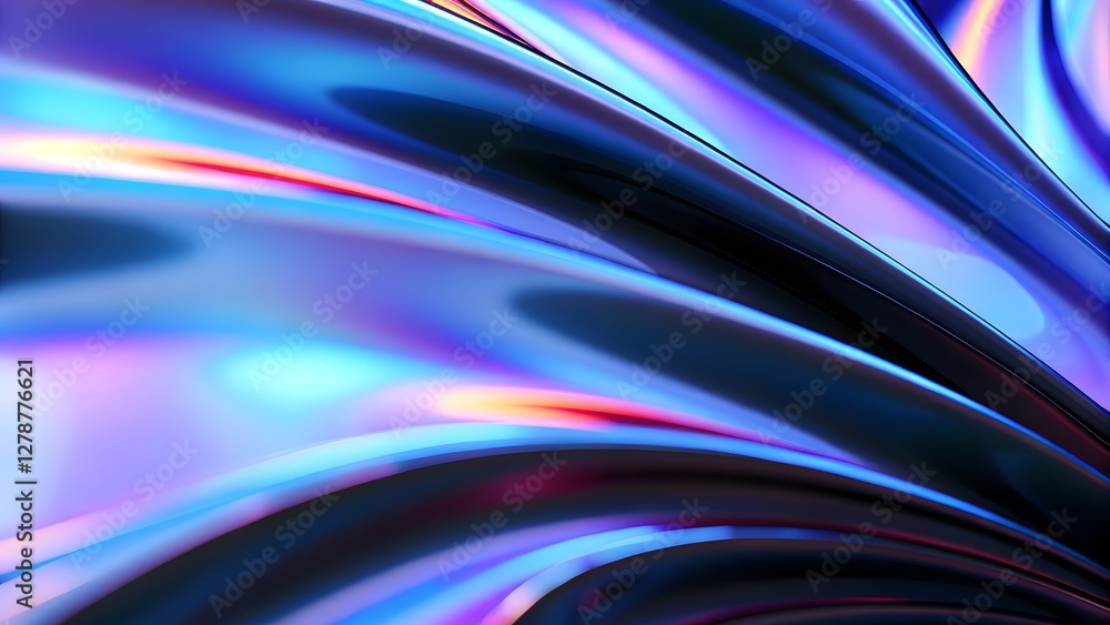3d fluid waves with smooth glossy reflections 3d fluid waves with smooth glossy reflections
