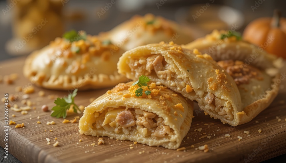 Delicious Homemade Pastries Filled with Savory Meat and Spices Perfect for a Cozy Meal or Gatherings Delicious Homemade Pastries Filled with Savory Meat and Spices Perfect for a Cozy Meal or Gatherings