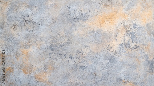 Aerial view of a modern polished concrete texture with a subtle reflection and industrial appeal.