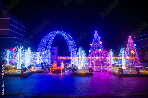 Tama City, Tokyo, Japan, illumination  photo