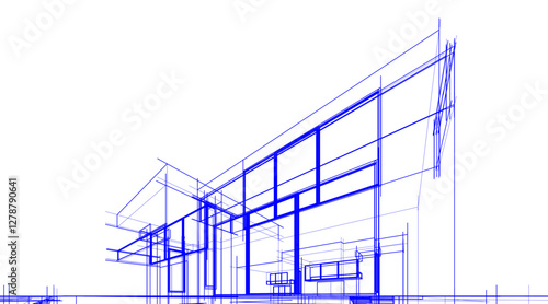 Modern Architectural Sketches – Abstract Residential Designs
