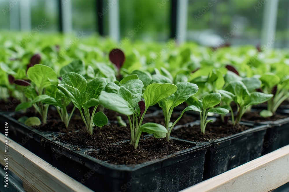 Diverse green seedlings alongside dark soil in a cultivation tray, illustrating the essential connection between healthy plants and nutrient-rich environments for optimal growth. Diverse green seedlings alongside dark soil in a cultivation tray, illustrating the essential connection between healthy plants and nutrient-rich environments for optimal growth.