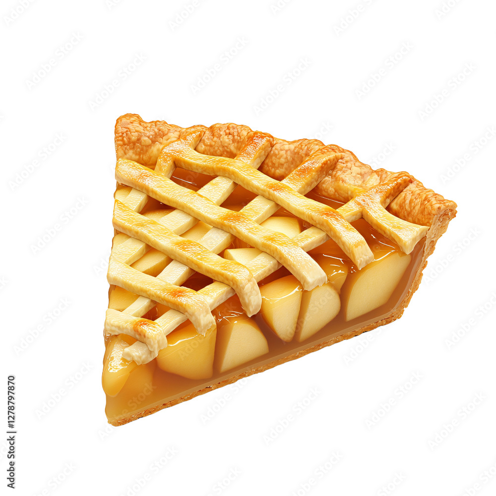 Sweet Slice of Apple Pie: a mouthwatering slice of classic apple pie, with golden lattice crust, revealing the sweet and tart filling. Perfect for foodies and anyone craving a taste of home. Sweet Slice of Apple Pie: a mouthwatering slice of classic apple pie, with golden lattice crust, revealing the sweet and tart filling. Perfect for foodies and anyone craving a taste of home.