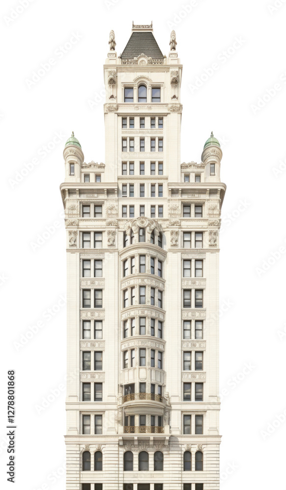 PNG American tall classic building architecture skyscraper tower. PNG American tall classic building architecture skyscraper tower.