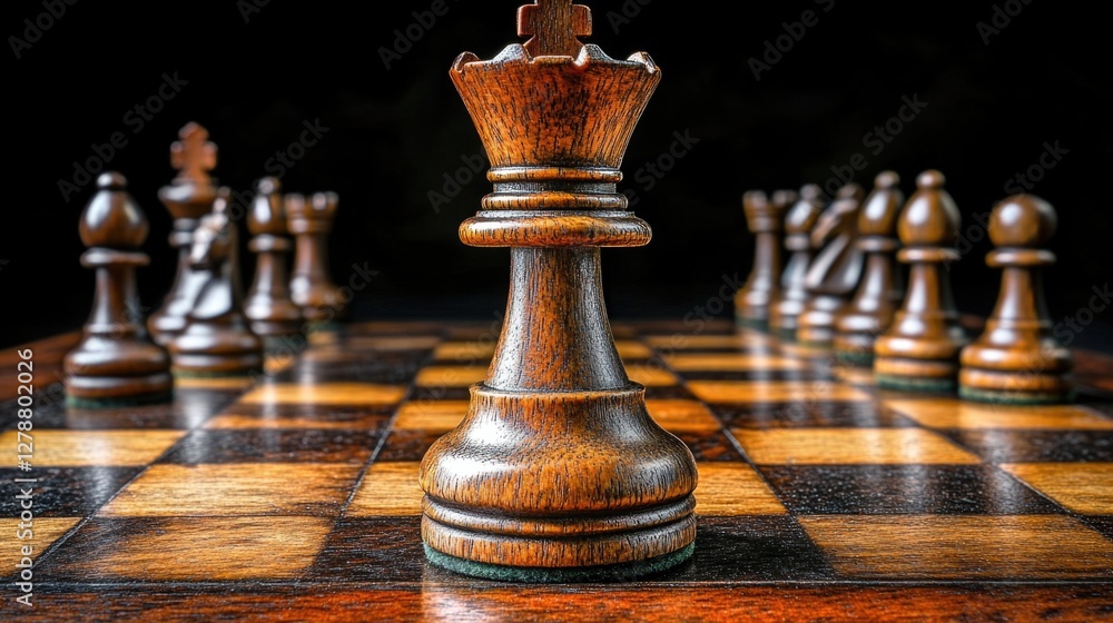 Fototapeta premium Close-up of chess board