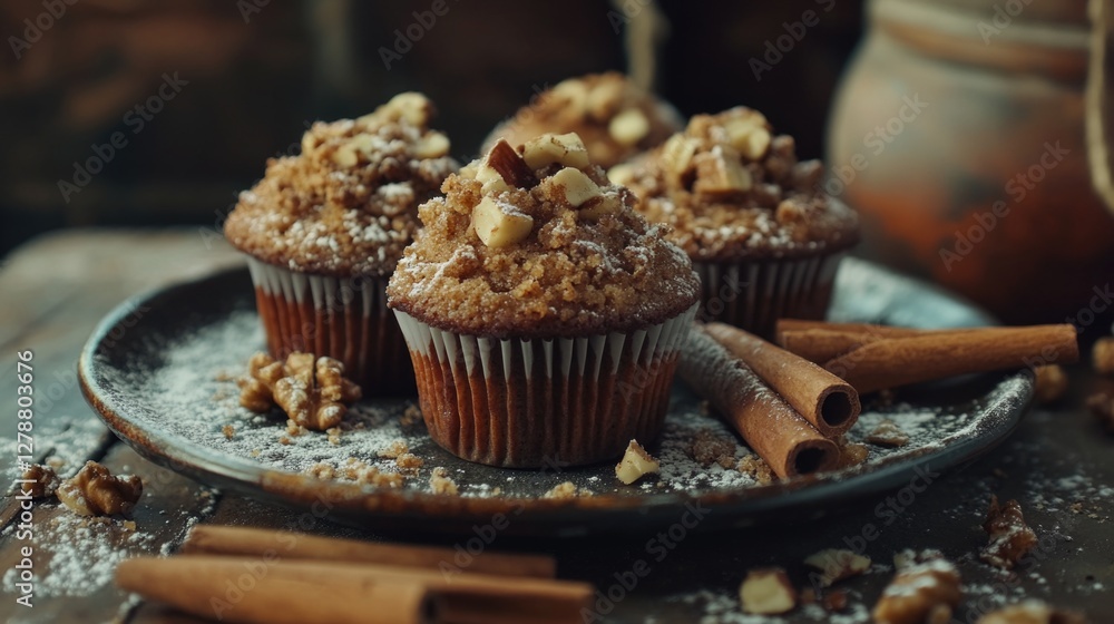 Cinnamon Muffins and Sticks