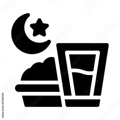 feast glyph icon
