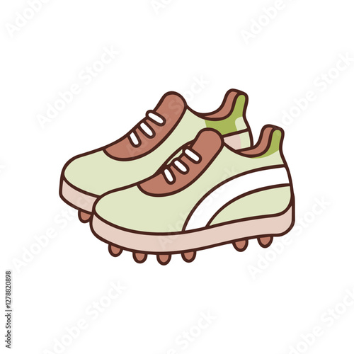Sneaker shoe . Concept. Flat design. Vector illustration. Sneakers in flat style. Sneakers side view. Fashion sneakers.Modern air chamber style sneaker/trainer.
